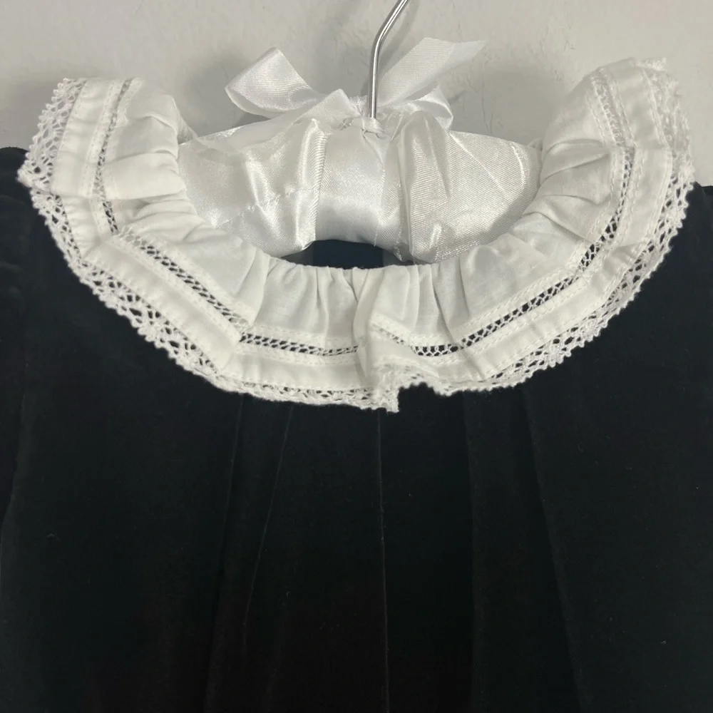 Edgehill Collection Black Velvet Dress NWT